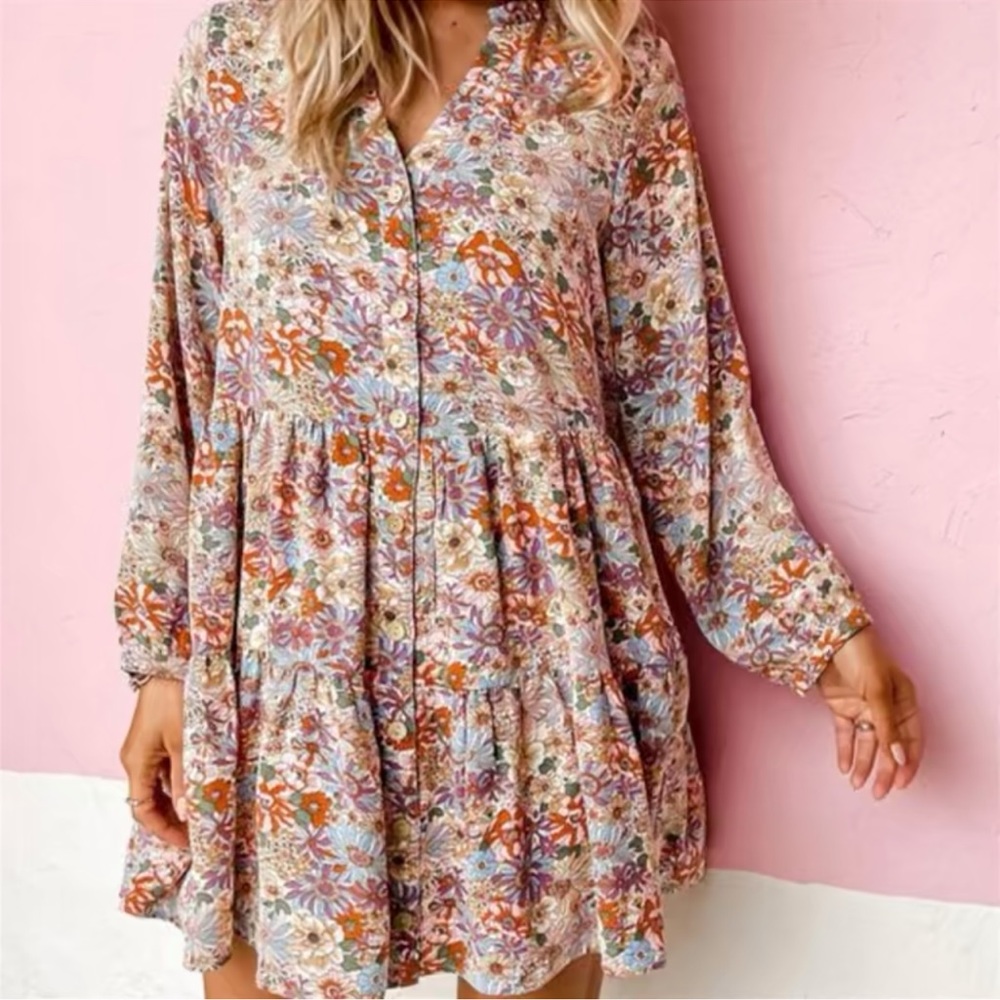 Boho Floral Dress